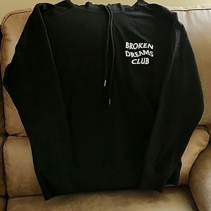 Black hoodie, mens size medium